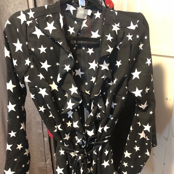 ASOS ruffle dress with stars - Picture 4 of 6